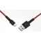USB кабель ZMI Type-C Braided Cable 2m black red (AL431)